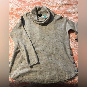 Cozy Tan Women's Sweater Cardigan
